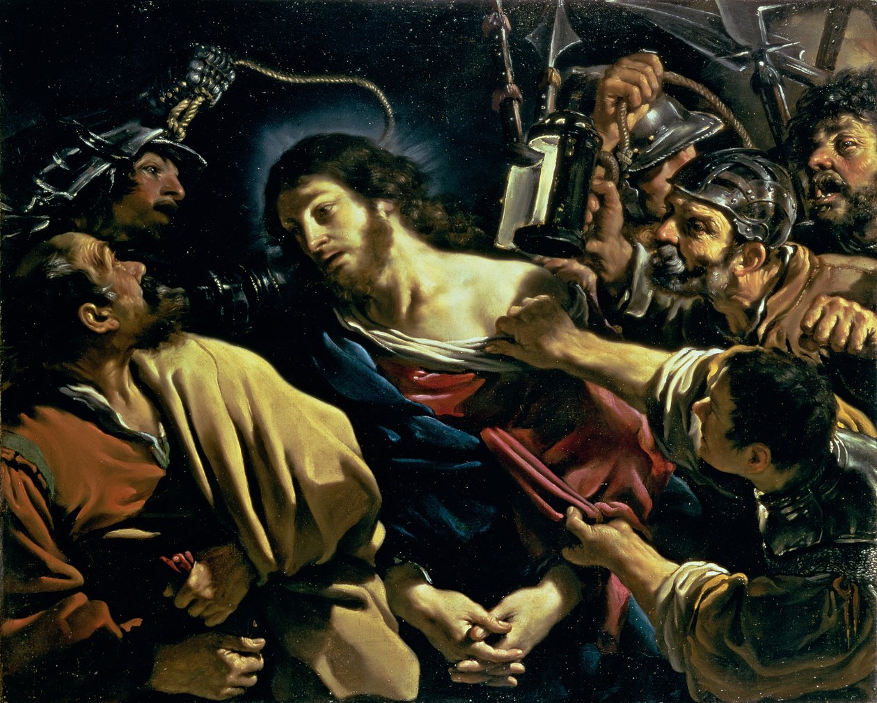 Krisztus árulása, 1621 körül alkotó: Giovanni Francesco Barbieri