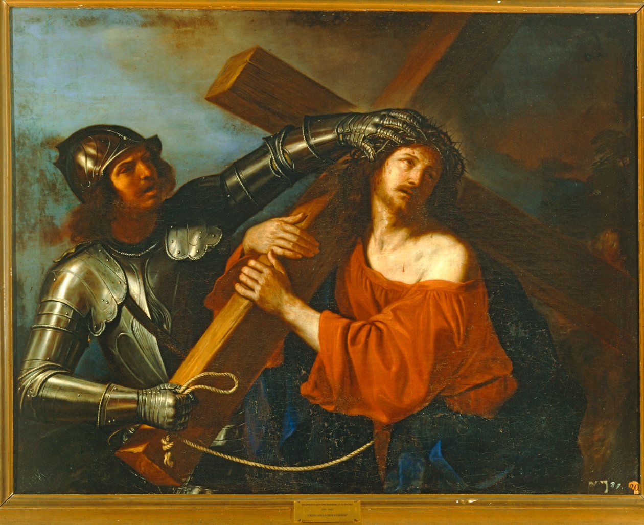 Krisztus hordozza a keresztet. 10014554 ... alkotó: Guercino (1591-1666)