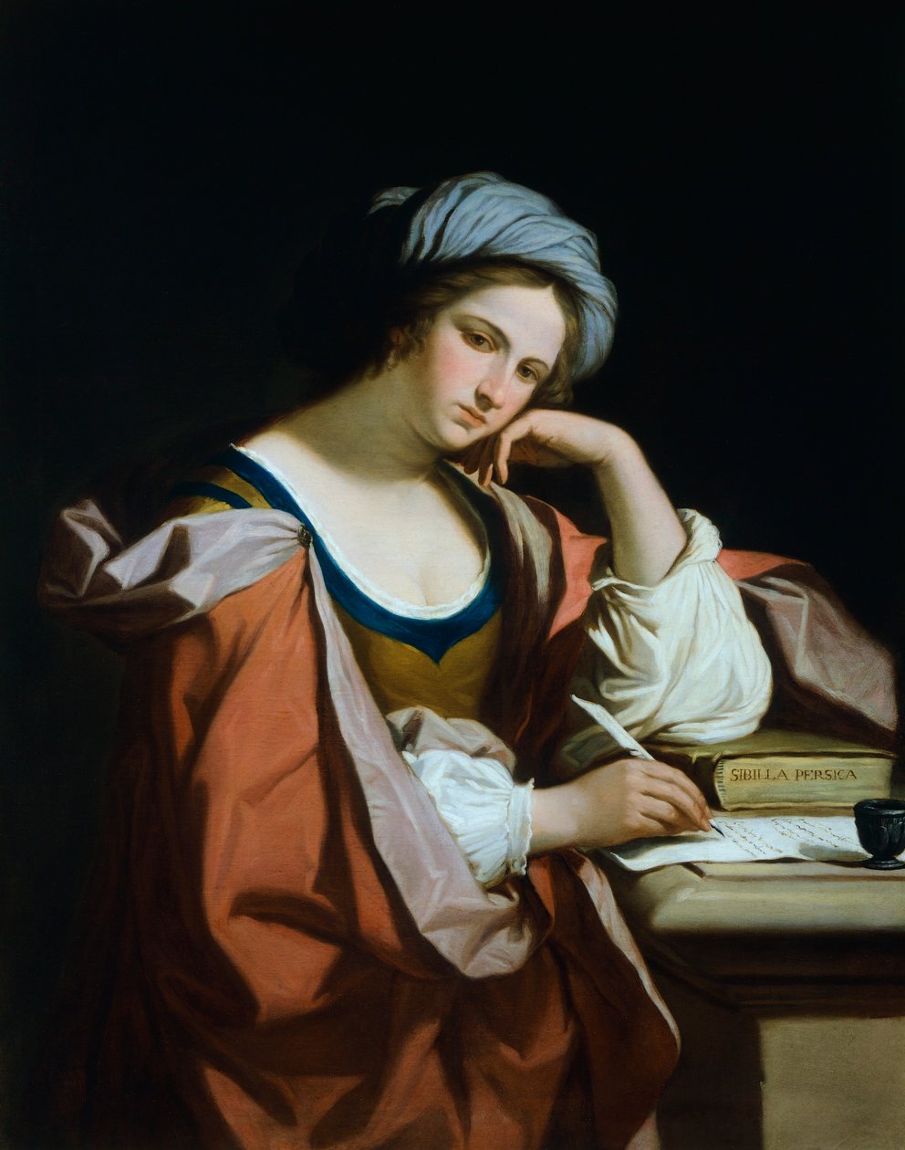 Perzsa szibilla, Felice Giani (1758-1823), olaj, vászon alkotó: Guercino