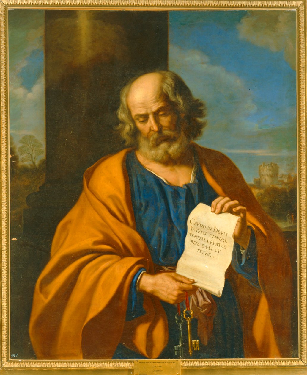 Szent Péter. 10014671 ... alkotó: Guercino (1591-1666)
