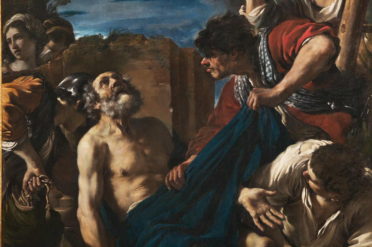 Szent Péter vértanúsága, 2384646. részlet alkotó: Guercino (1591 1666)