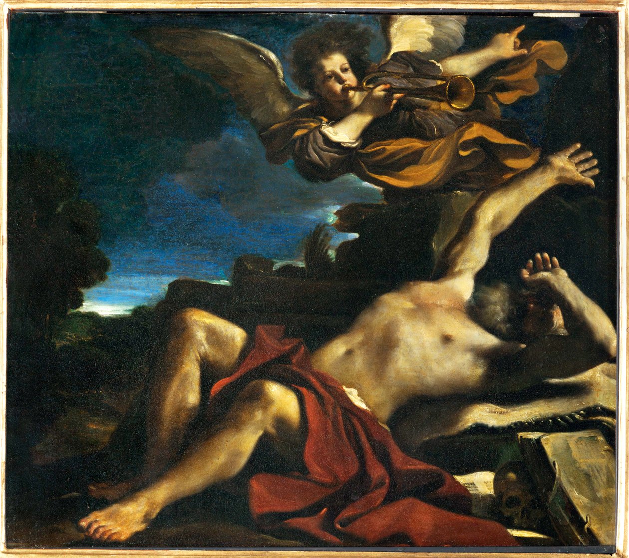 Szent Jeromos látomása ... alkotó: Guercino (1591 1666)
