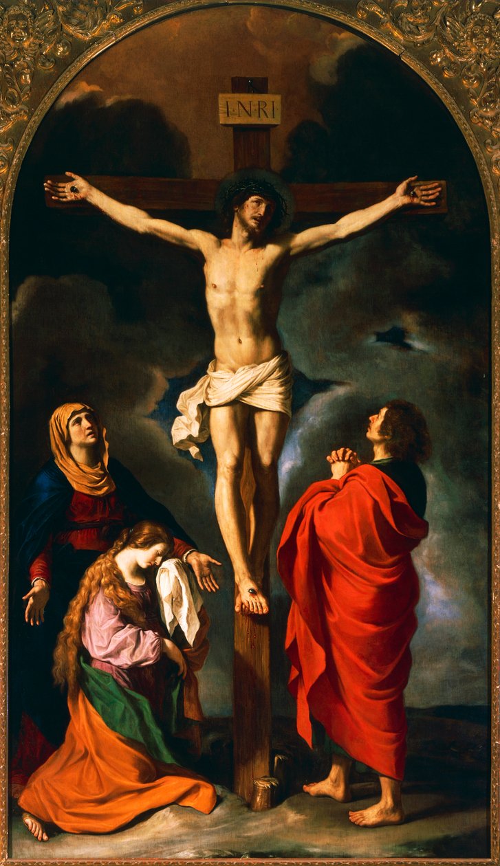 Keresztre feszítés alkotó: Guercino