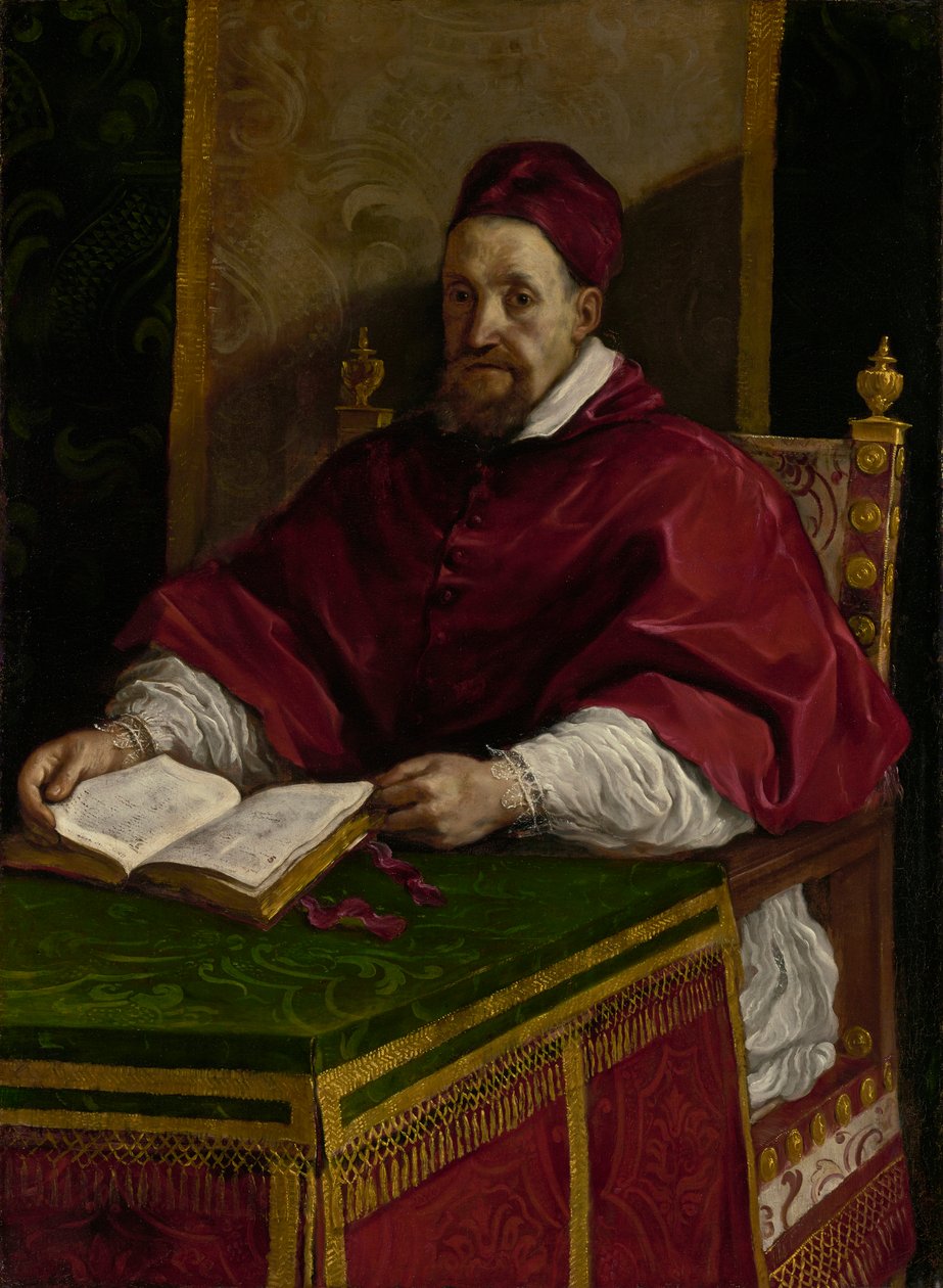 XV. Gergely pápa, 1622-23 körül (olaj, vászon) alkotó: Guercino