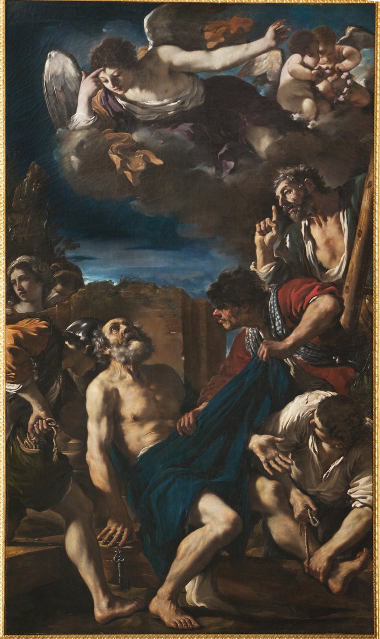 Szent Péter vértanúsága alkotó: Guercino