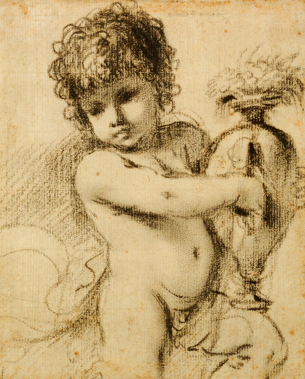 Puttó vázával alkotó: Guercino