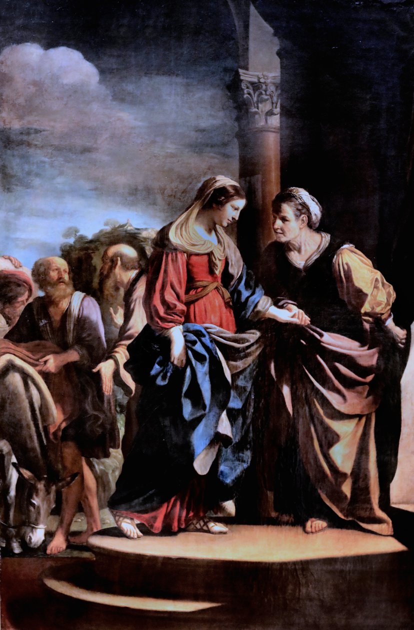 Guercino - La Visitation. A látogatás, 1632 alkotó: Guercino