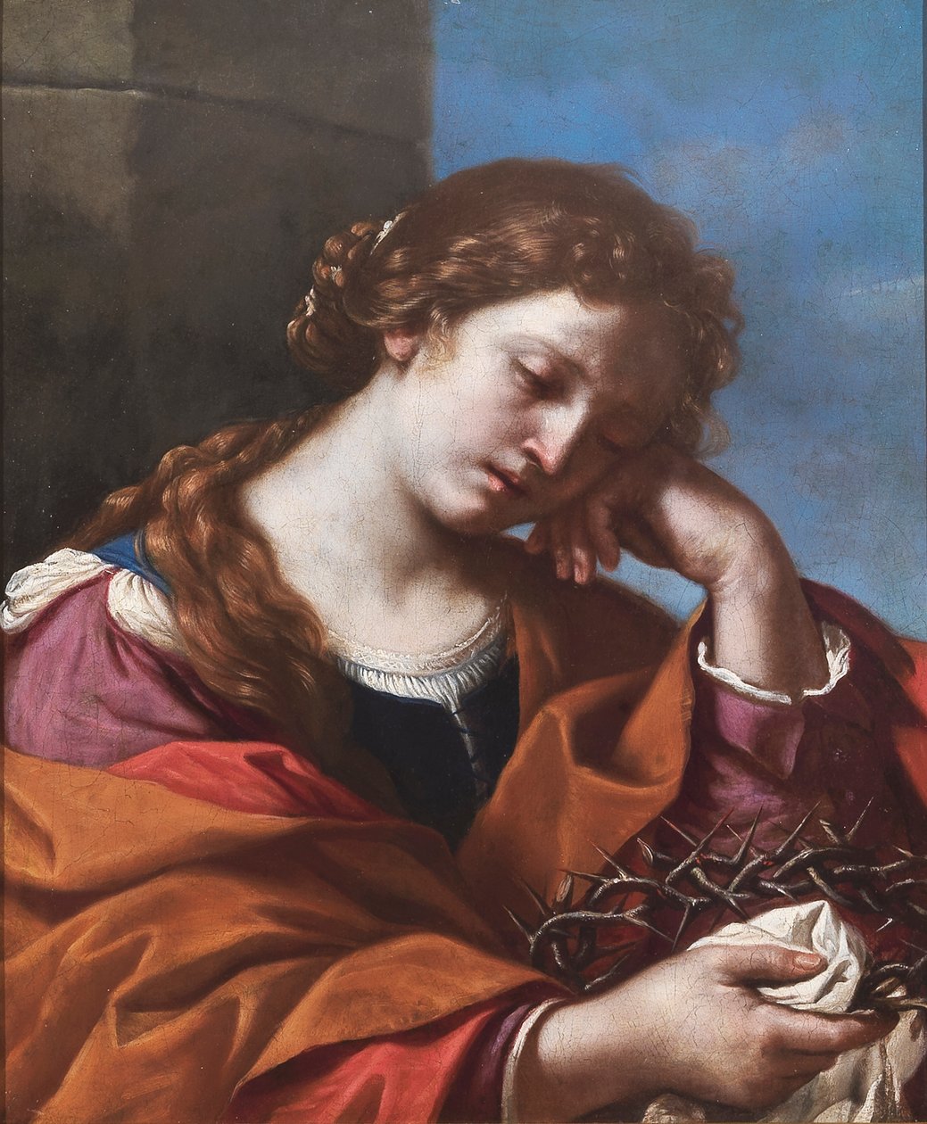 Mária Magdolna a töviskoronával, 1632. alkotó: Guercino