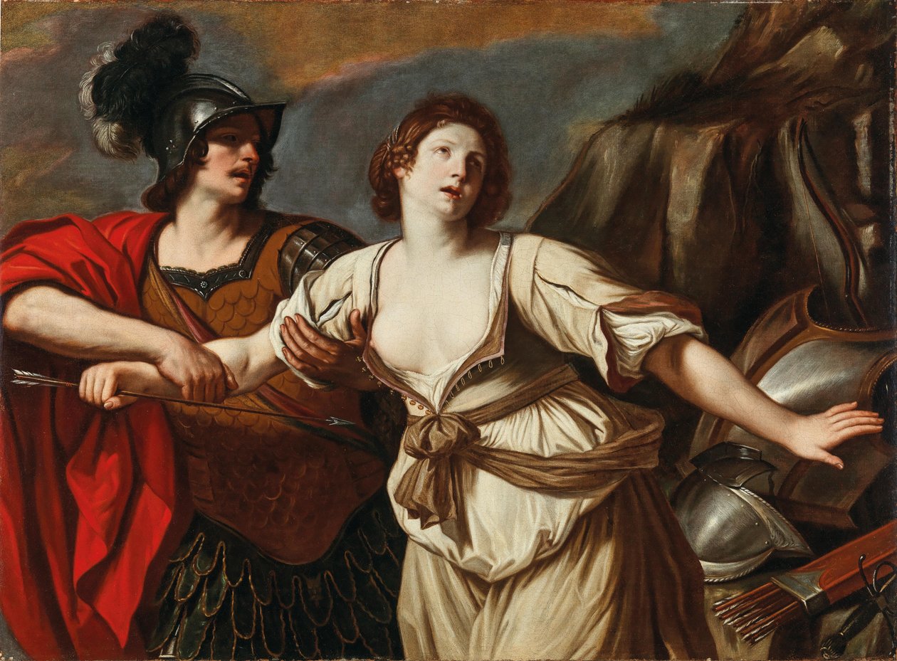 Rinaldo és Armida. alkotó: Guercino
