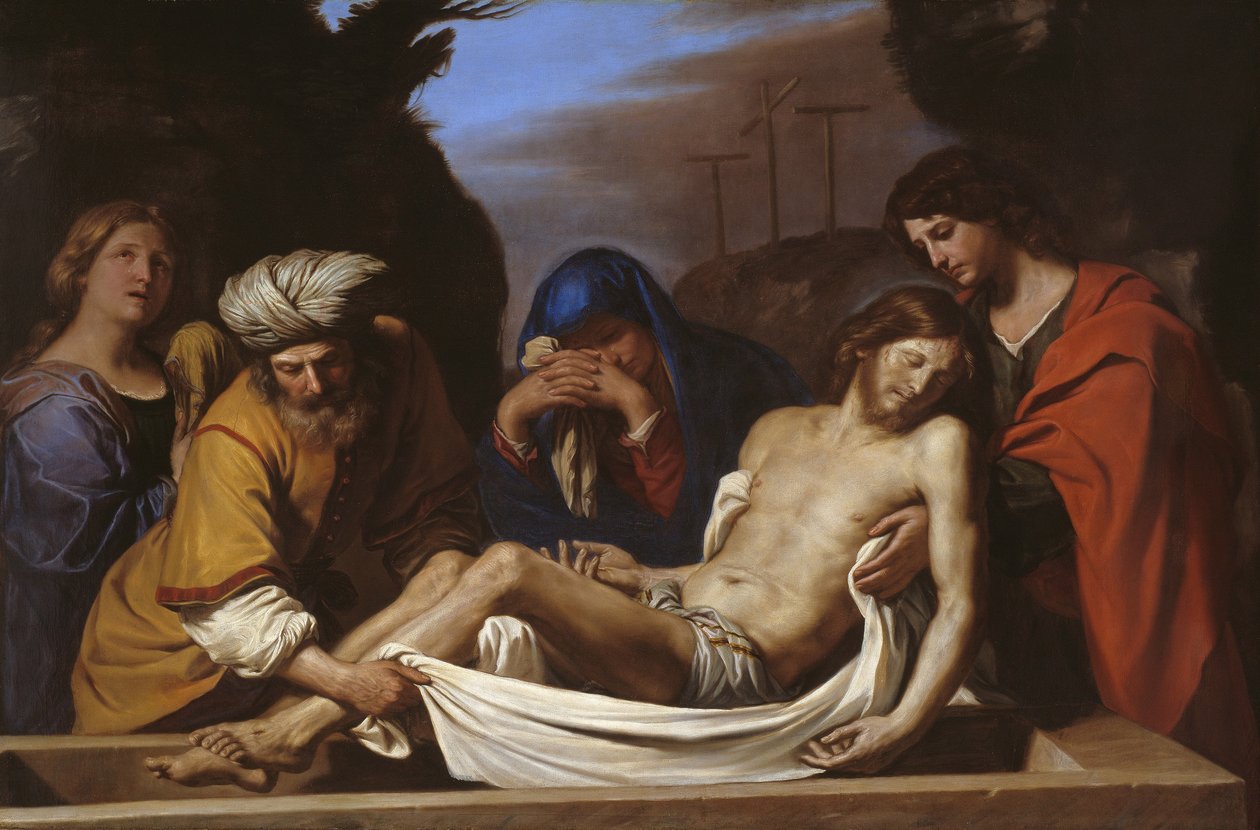 A síremlék, 1656 körül alkotó: Guercino
