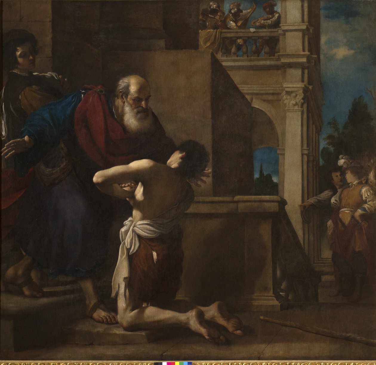 A tékozló fiú visszatérése, 1617 alkotó: Guercino