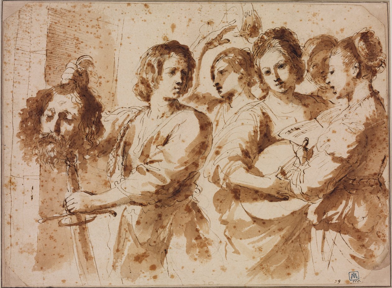 Dávid diadala alkotó: Guercino