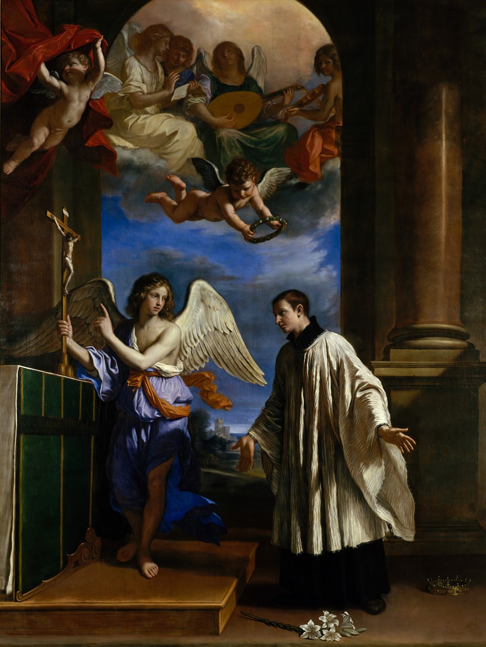 Szent Aloysius hivatása Luigi Gonzaga, kb. 1650. alkotó: Guercino