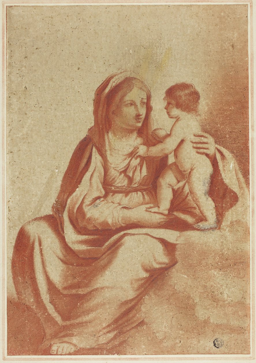 Szűz és Gyermek alkotó: Guercino