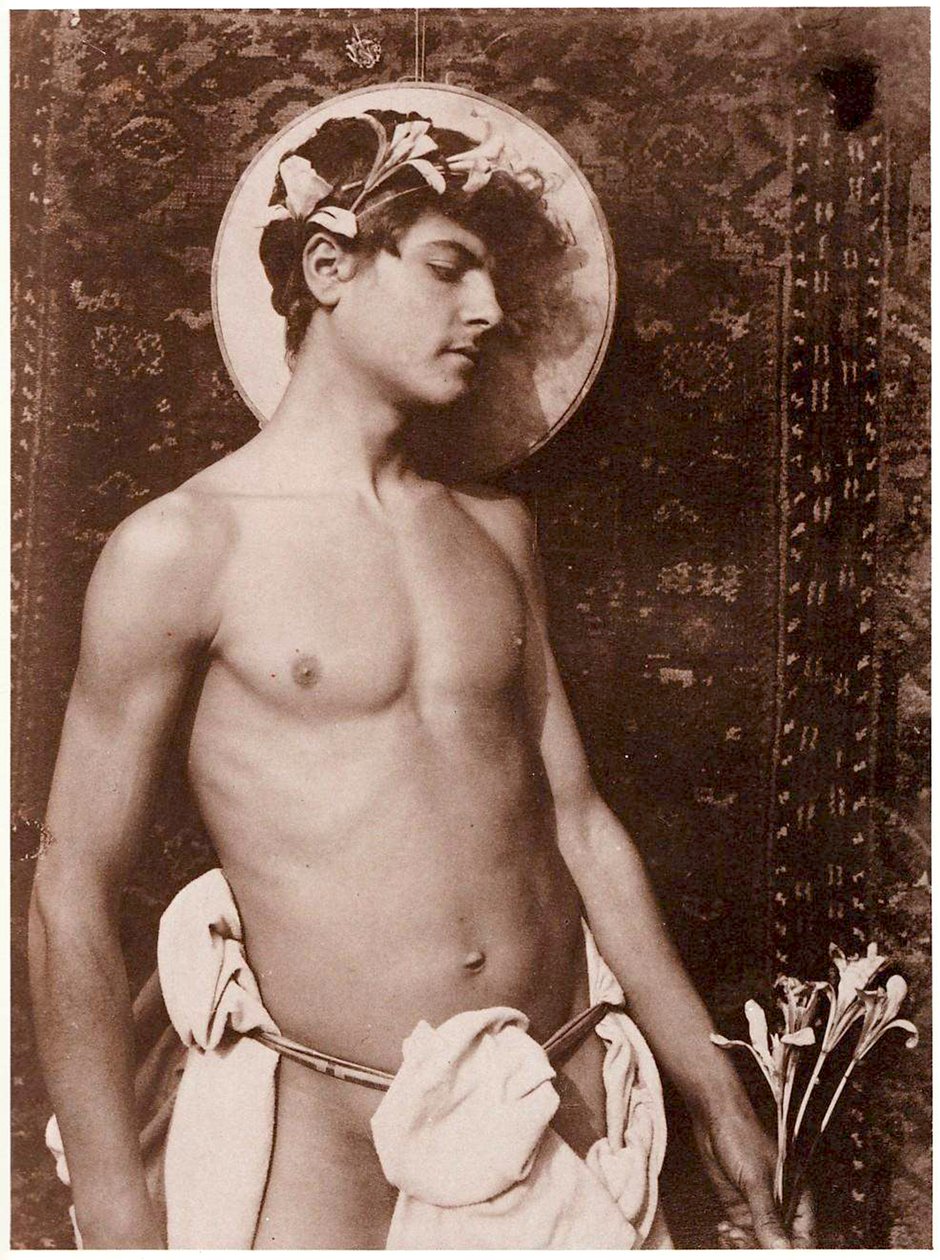 Nino Cesarini portréja, 1896 körül alkotó: Guglielmo Plüschow