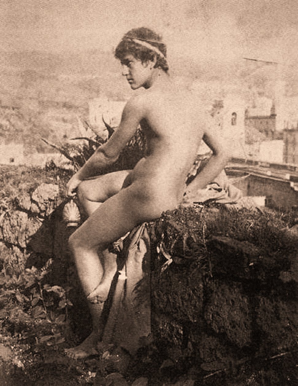 Vincenzo Galdi portréja, Posillipo, Nápoly 1895 alkotó: Guglielmo Plüschow