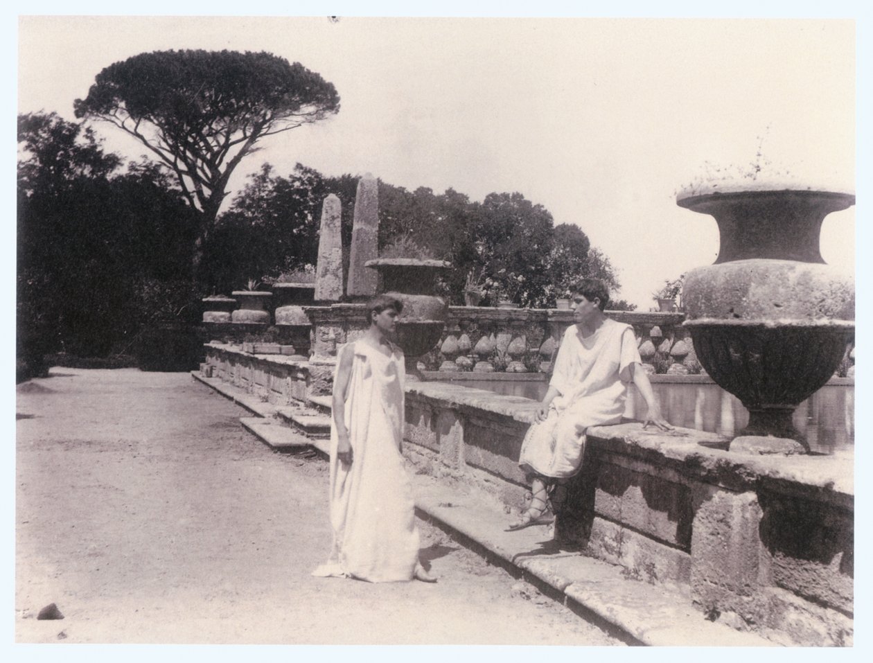 Bagnaia, Villa Lante (fénykép) alkotó: Guglielmo (1852 1930) Plüschow