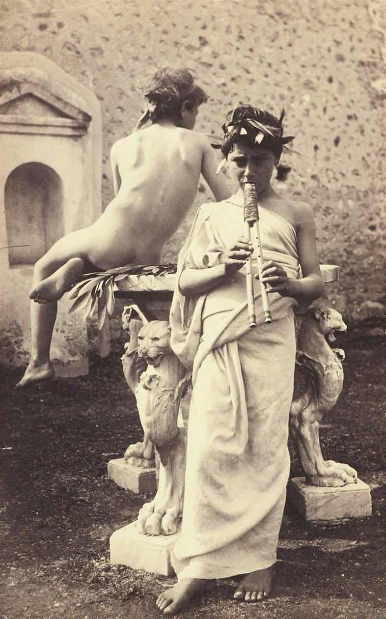 Két fiú tanulmánya C.1898 alkotó: Guglielmo Plüschow