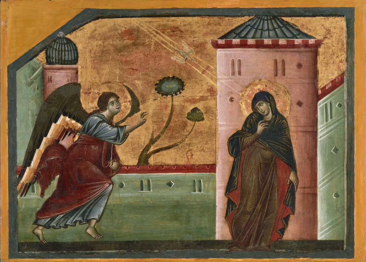 Angyali Üdvözlet alkotó: Guido da Siena