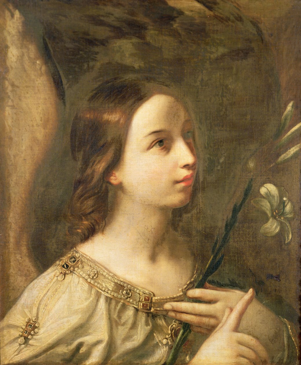 Az Angyali üdvözlet angyala alkotó: Guido Reni