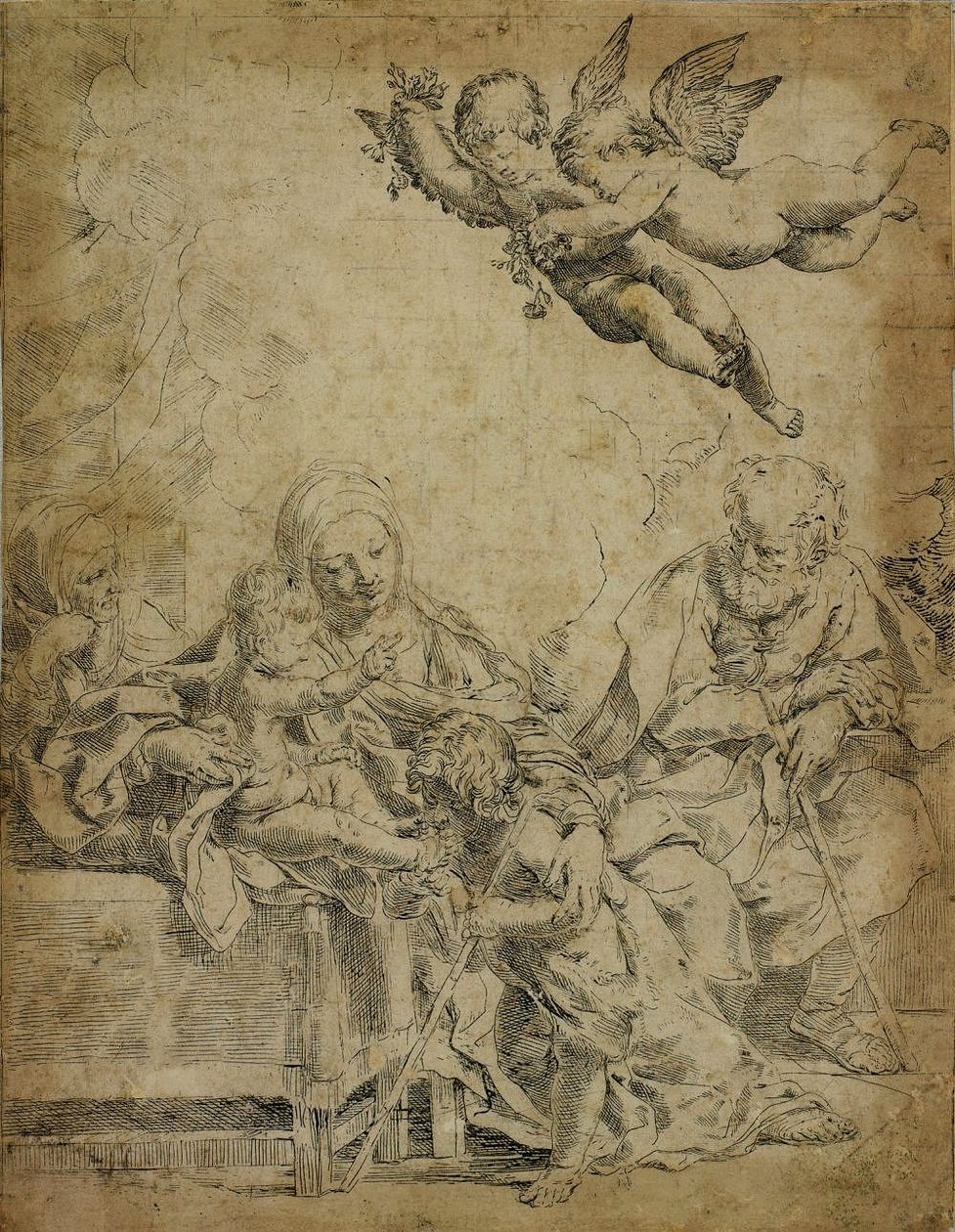 Szent Család alkotó: Guido Reni