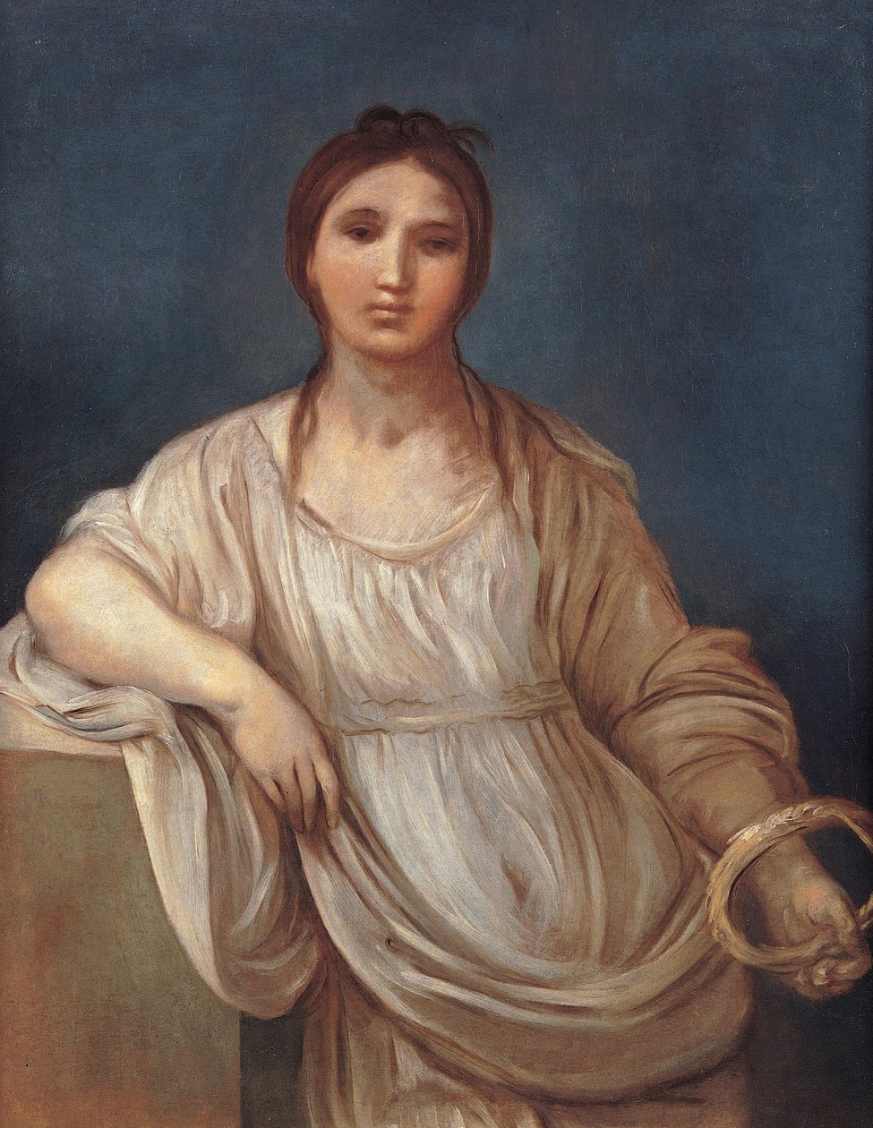 Koronás lány portréja alkotó: Guido Reni