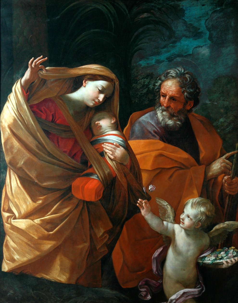 Repülés Egyiptomba alkotó: Guido Reni