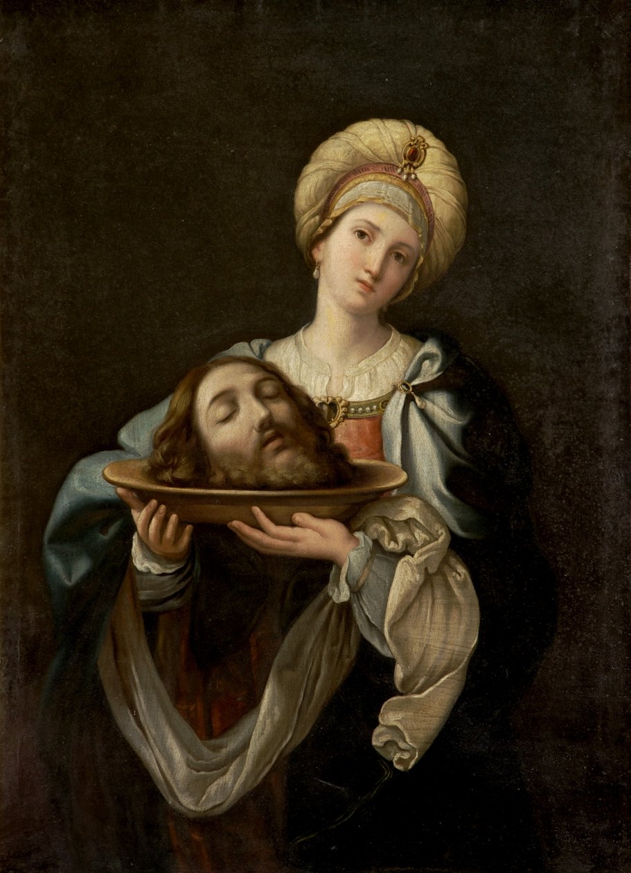 Salome Keresztelő Szent János fejével alkotó: Guido after Reni