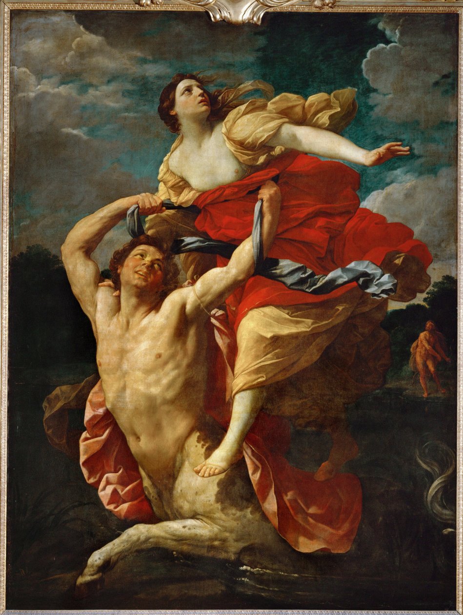 Dejaneira elrabolta a kentaur Nessus ... alkotó: Guido (follower of) Reni