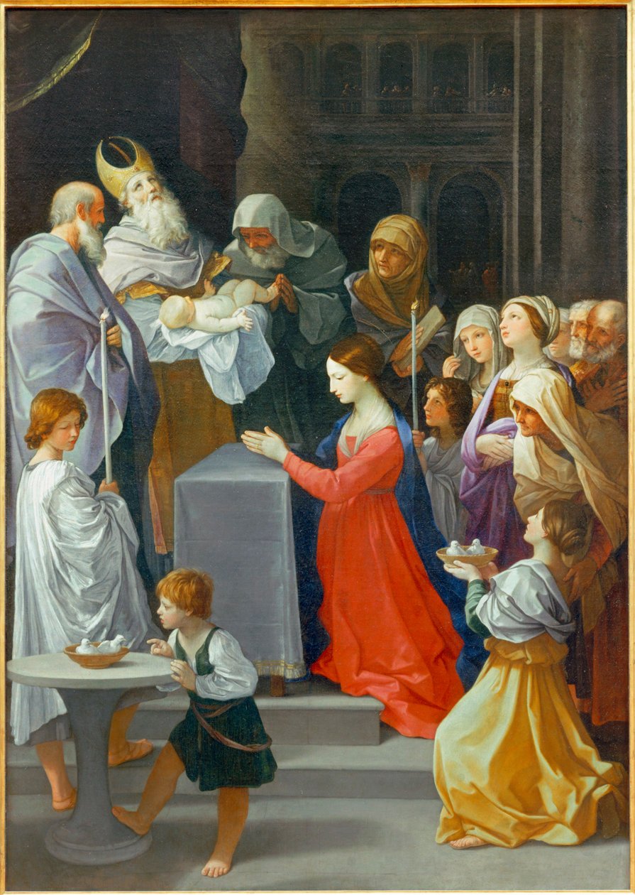 La Purification de la Vierge - Szűz Mária megtisztulása ... alkotó: Guido (follower of) Reni