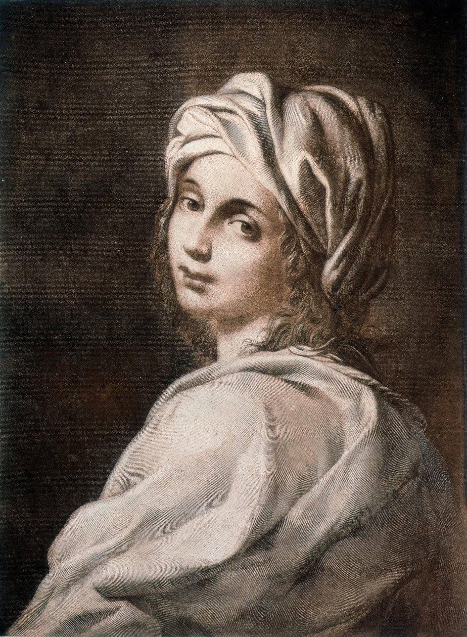 Beatrice Cenci portréja, a "The Cenci" című tragédia szereplője, Percy Bysshe Shelley (1792-1822) alkotó: Guido (manner of) Reni