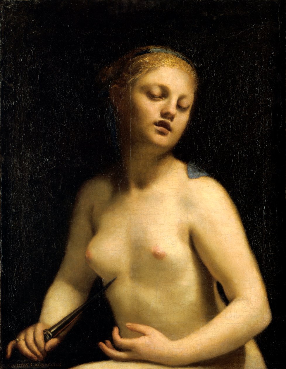 Lucretia halála, 17. század alkotó: Guido Cagnacci