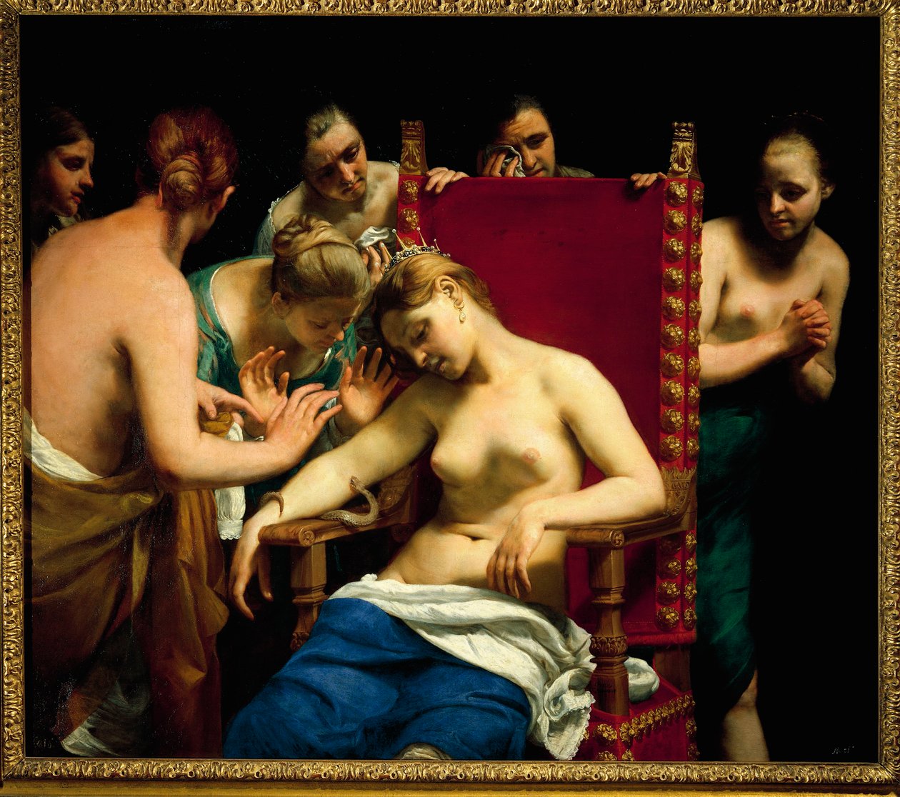 Kleopátra halála alkotó: Guido Cagnacci