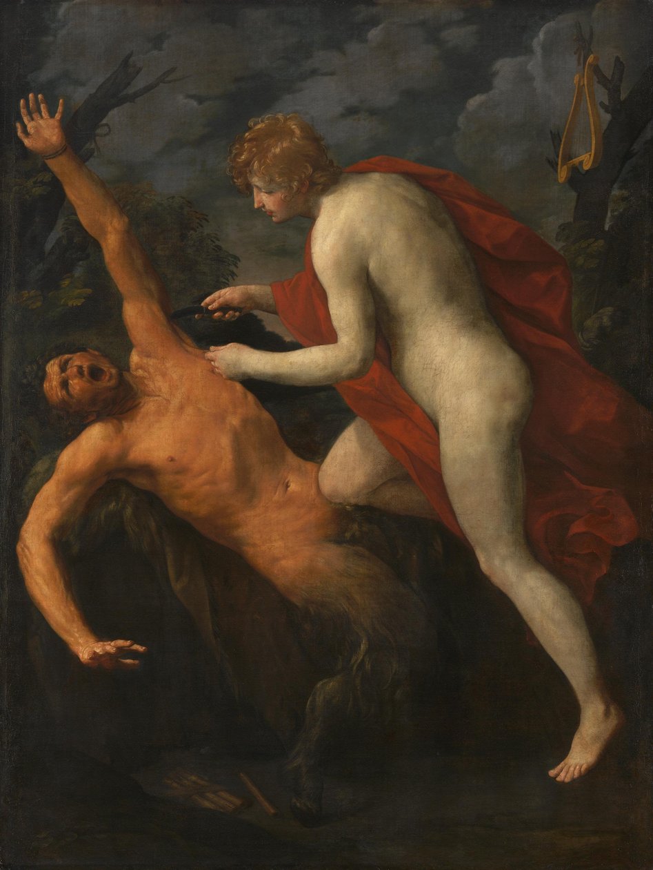 Apollón megkínozza Marsziaszt alkotó: Guido Reni