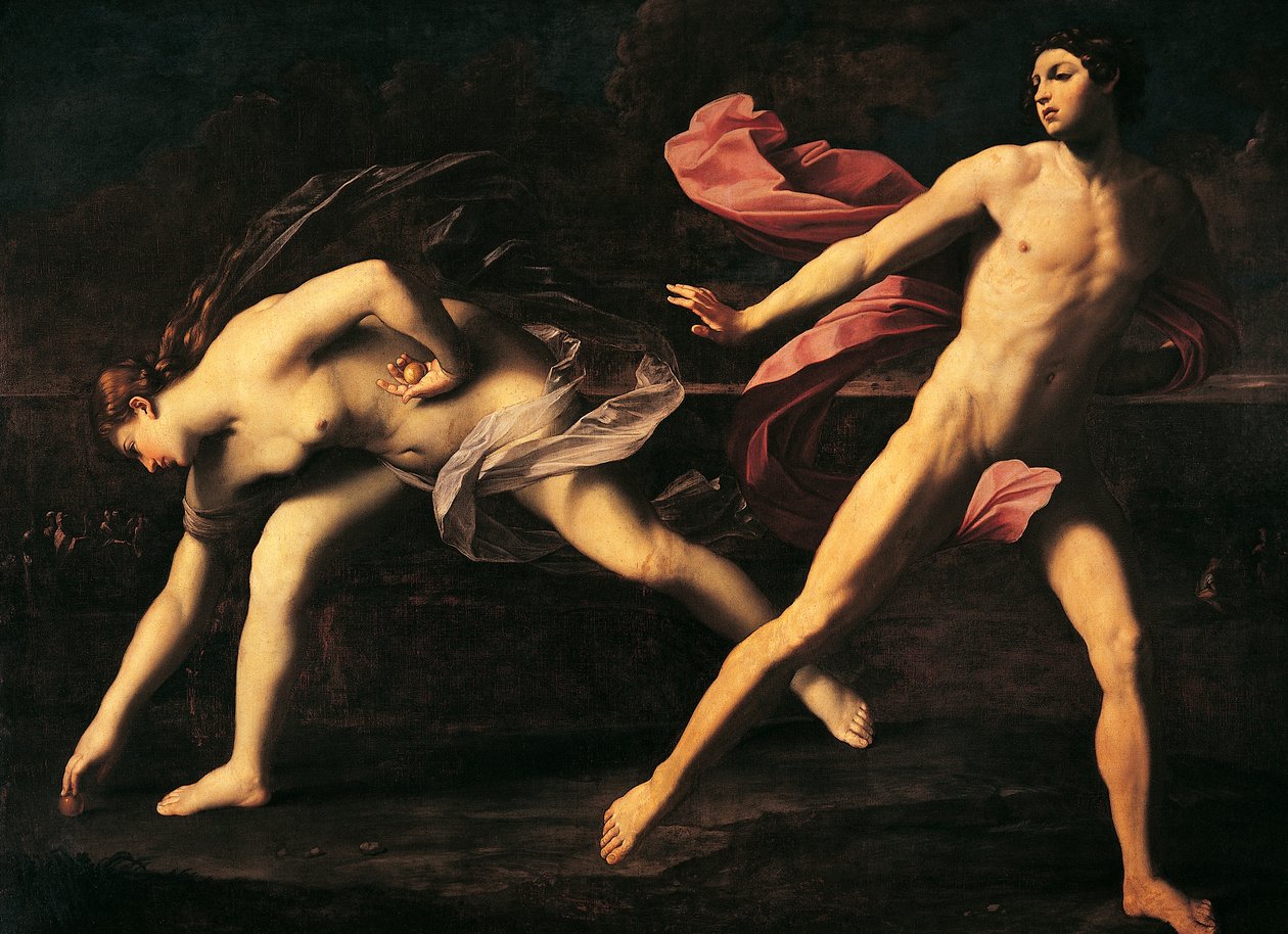 Guido Reni (1575-1642) Atalanta és Hippomenes, olaj, vászon alkotó: Guido Reni