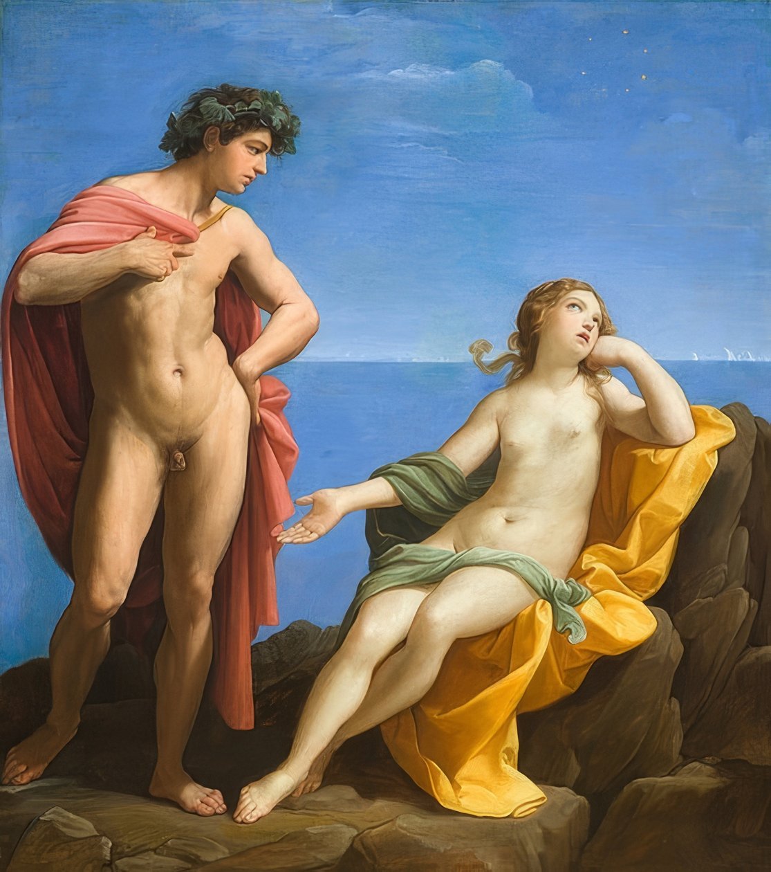 Bacchus és Ariadné. 1619-20 körül alkotó: Guido Reni