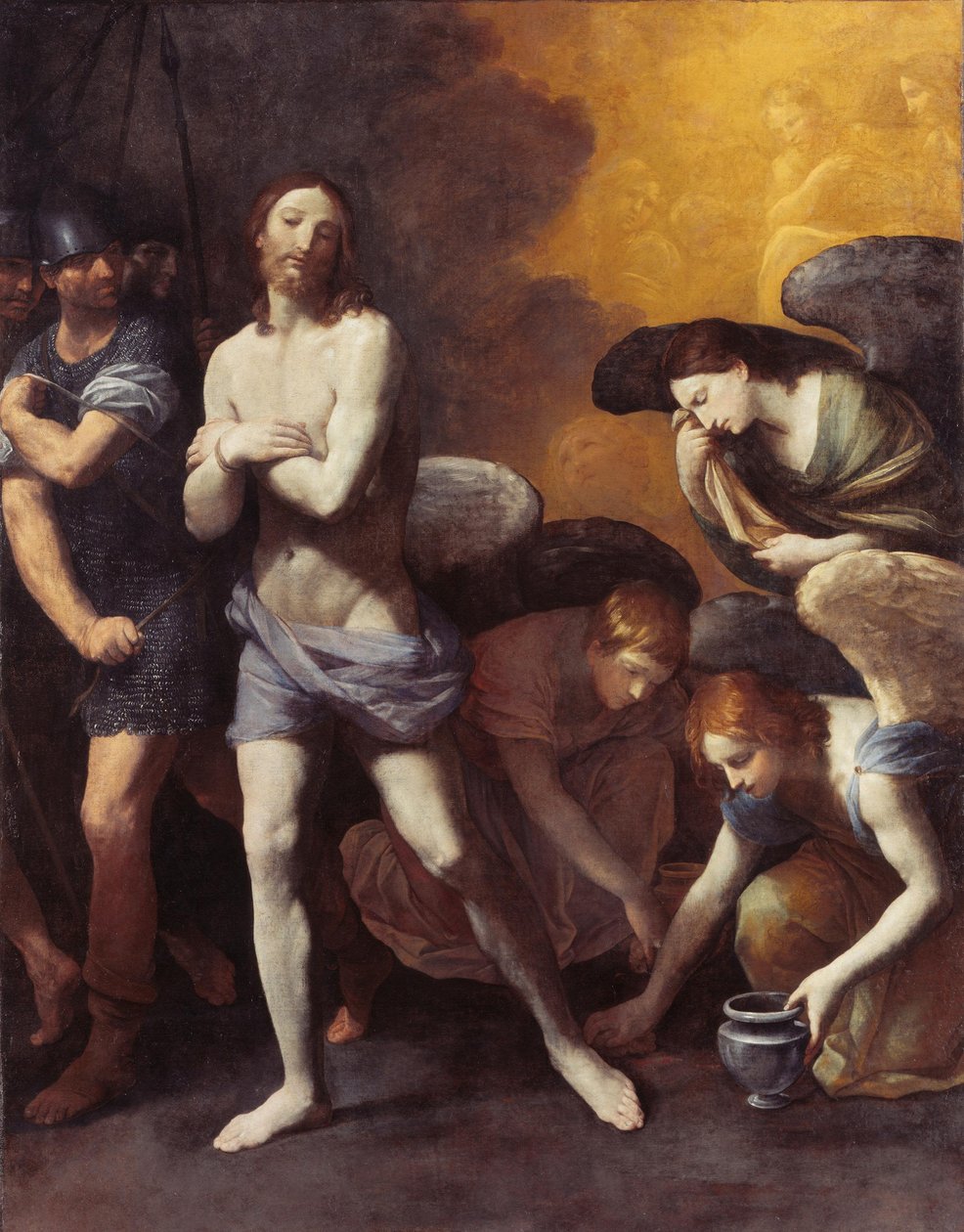 Krisztus elvezetése az ostorozás után alkotó: Guido Reni
