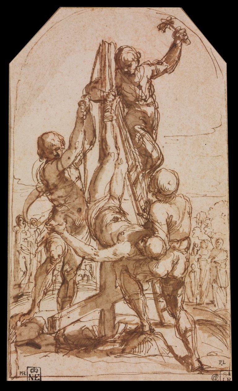 Szent Péter keresztre feszítése alkotó: Guido Reni