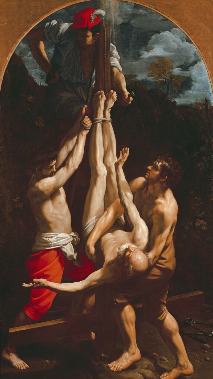 Szent Péter keresztre feszítése alkotó: Guido Reni