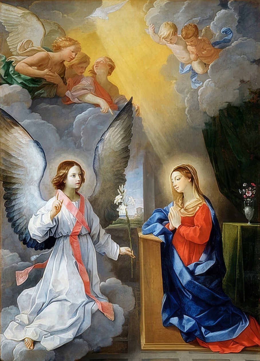 Az Annunciáció alkotó: Guido Reni