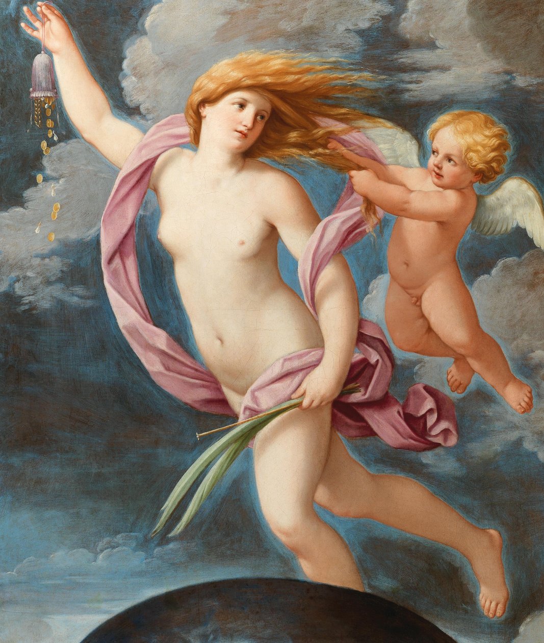 Fortuna erszényes, 1636 körül. alkotó: Guido Reni