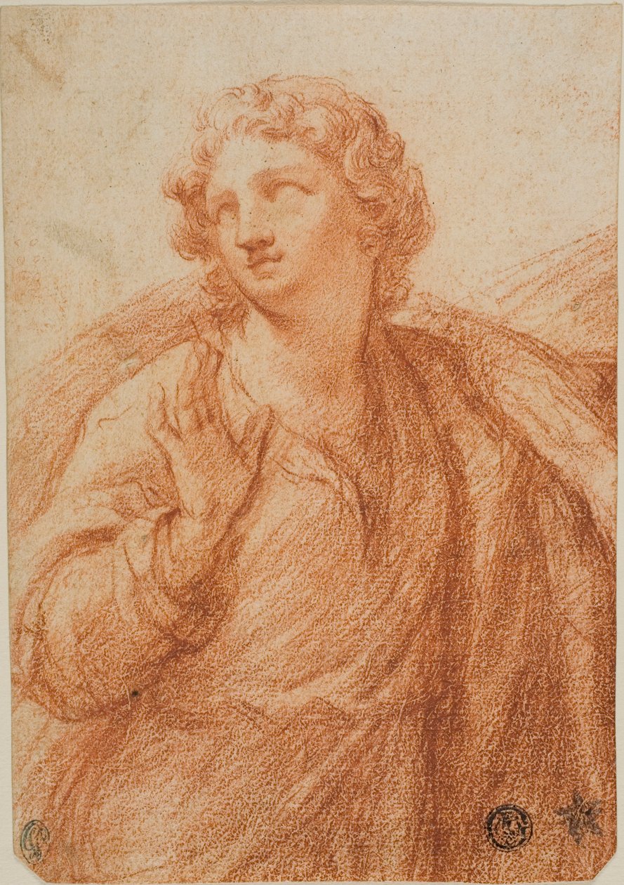 Félhosszú drapírozott figura alkotó: Guido Reni
