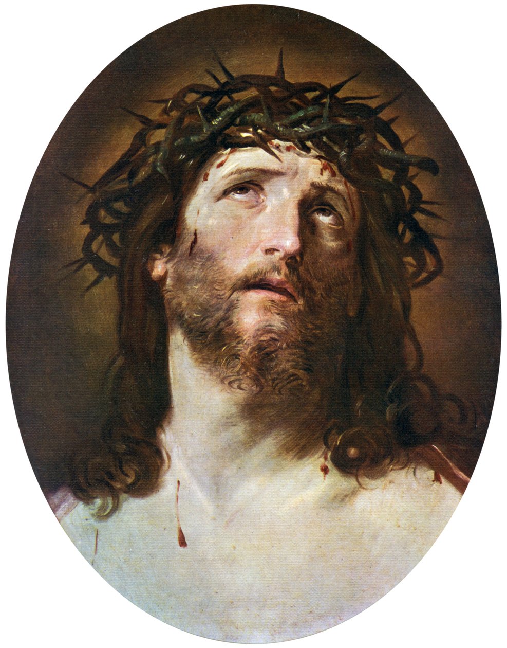 Töviskoronás Krisztus feje, 1622-1623, 1912. alkotó: Guido Reni