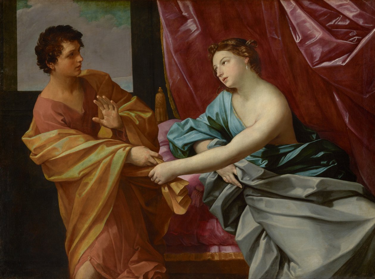 József és Potifár felesége alkotó: Guido Reni