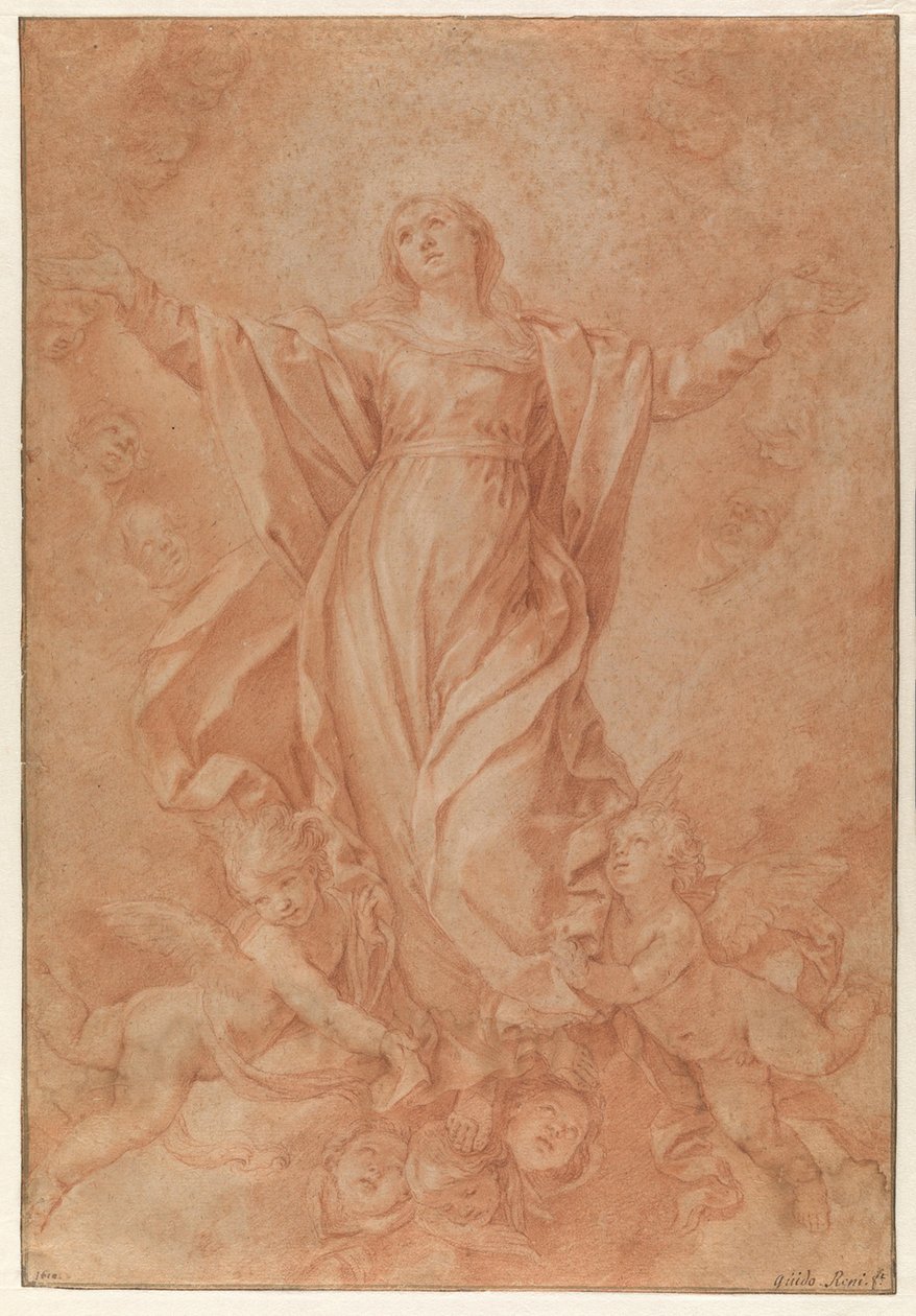 Mária mennybemenetele alkotó: Guido Reni