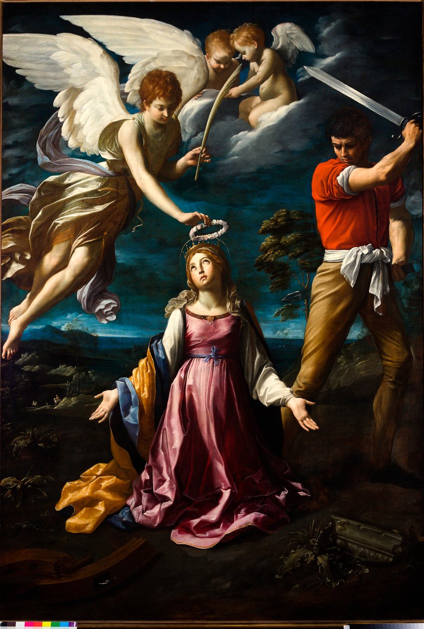 Alexandriai Szent Katalin vértanúhalála alkotó: Guido Reni