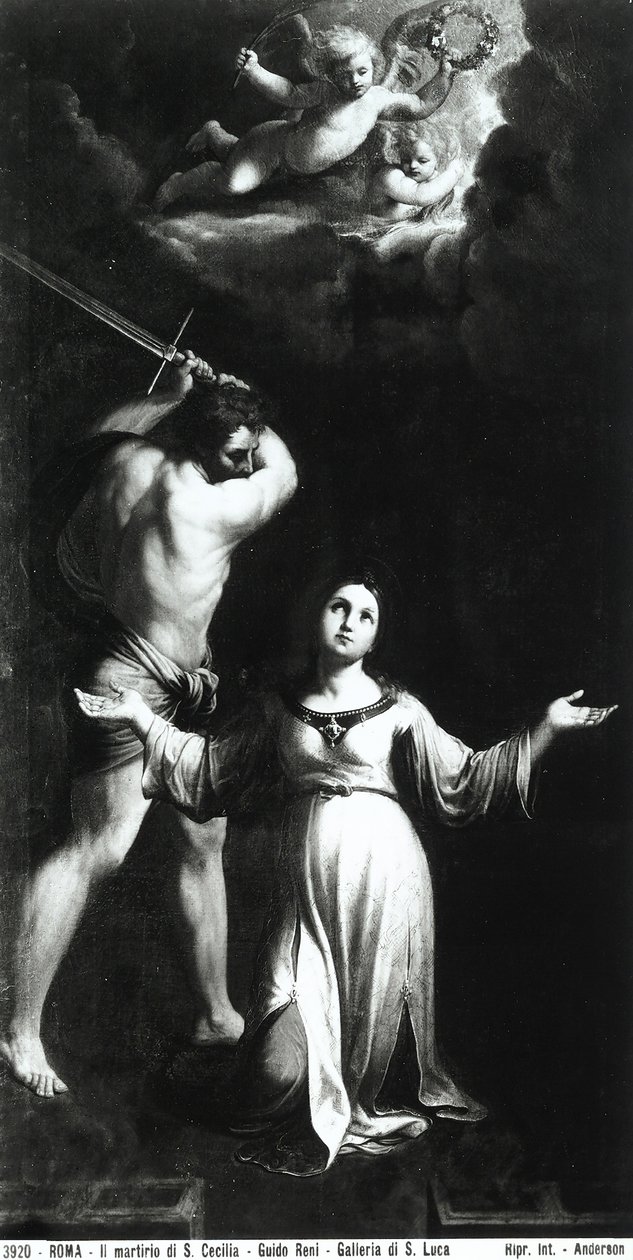 Szent Cecília mártírhalála, 1603 körül alkotó: Guido Reni