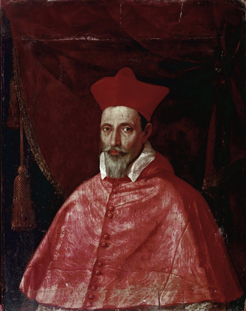 Berlinghiero Gessi bíboros portréja (olaj, vászon, 1641 körül) alkotó: Guido Reni