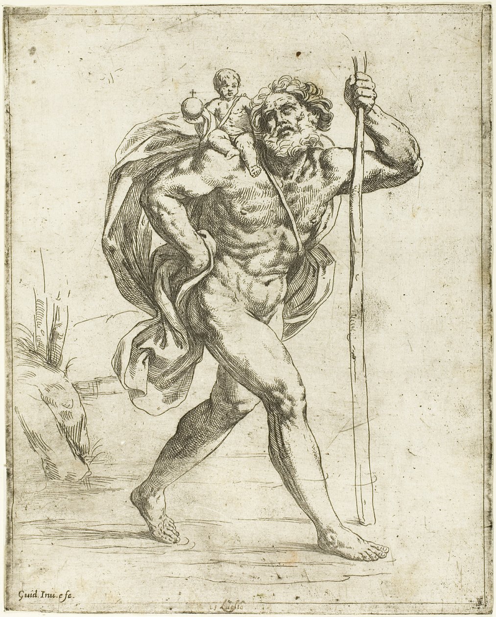 Szent Kristóf alkotó: Guido Reni