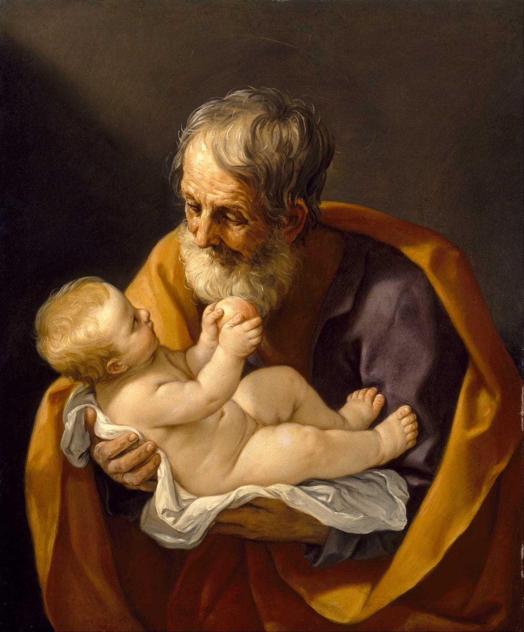 Szent József és a Krisztus gyermek alkotó: Guido Reni